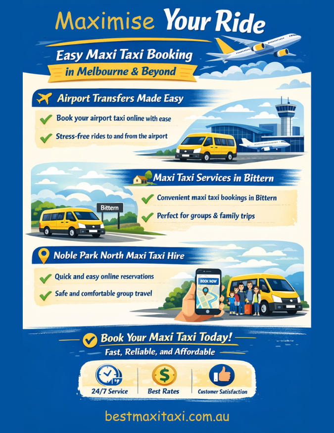 Easy Maxi Taxi Booking in Melbourne