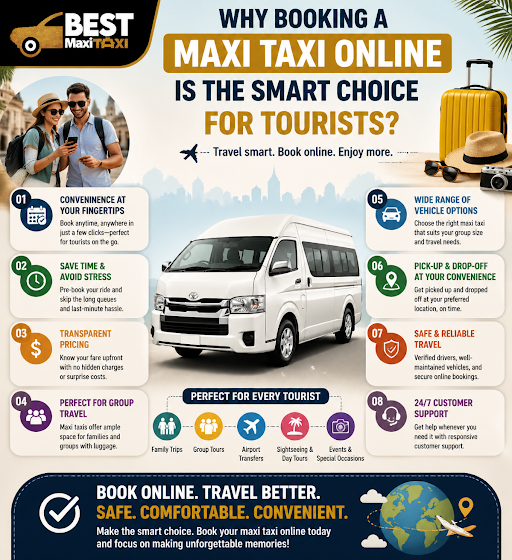 Online Maxi Taxi Booking Rosebud